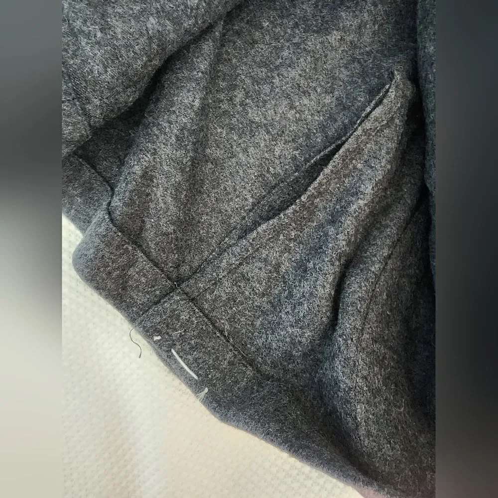 Banana Republic Charcoal Blazer Wool Blend New